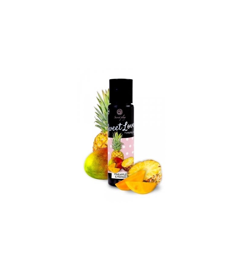 Lubrifiant comestible Ananas-Mangue - 60ml