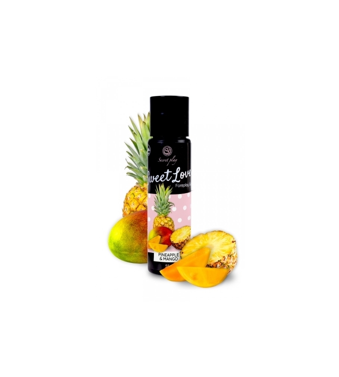 Lubrifiant comestible Ananas-Mangue - 60ml