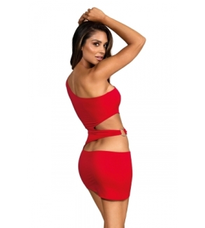 Robe rouge V-9249 - Axami