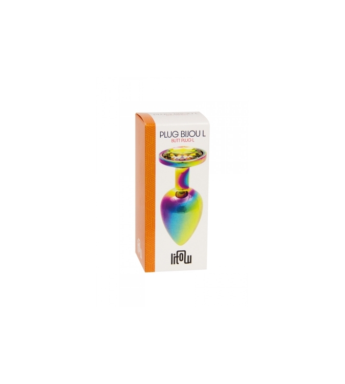 Plug bijou arc-en-ciel L - Litolu