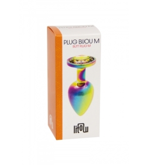 Plug bijou arc-en-ciel M - Litolu