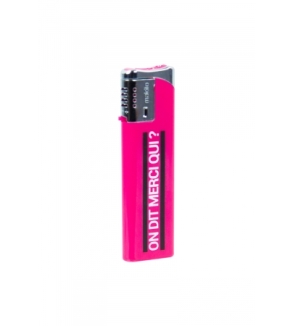 Briquet rose Jacquie et Michel