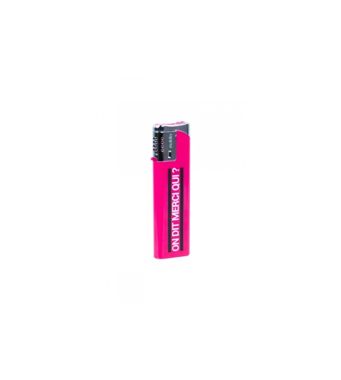 Briquet rose Jacquie et Michel