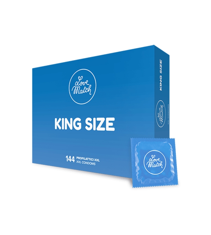 144 Préservatifs King size Love Match