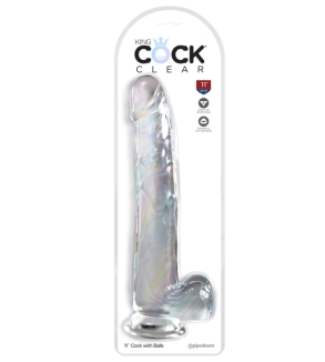 Gode XXL  30,5 x 5,1 cm Clear - King Cock