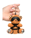 Porte-clés Teddy Bear en tenue Bondage