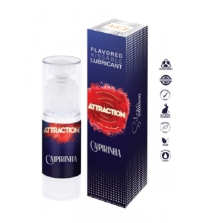 Lubrifiant embrassable parfum Caipirinha - Attraction