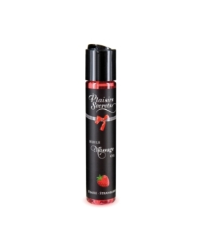 Huile de massage gourmande - Fraise