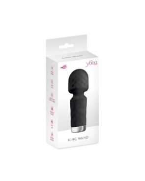 Mini vibromasseur King Wand noir