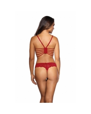 Soutien-gorge dentelle rouge V-9691 - Axami