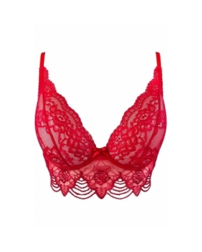 Soutien-gorge dentelle rouge V-9691 - Axami