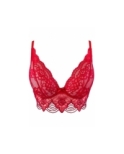 Soutien-gorge dentelle rouge V-9691 - Axami