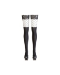 Bas autofixants opaques noir - Cotelli Legwear