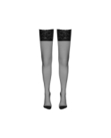 Bas autofixants couture noir 1 - Cotelli Legwear