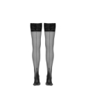 Bas autofixants couture noir 1 - Cotelli Legwear