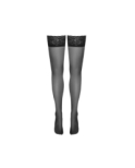 Bas autofixants noir Hold up 3 - Cotelli Legwear