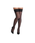 Bas autofixants noir Hold up 2 - Cotelli Legwear