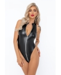 Body zippé en wetlook F294