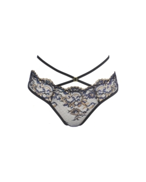 String dentelle Noir V-10368 - Axami