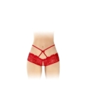 Culotte ouverte rouge Celia - Fashion Secret