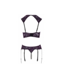 Ensemble lingerie ouverte violet - Cotelli Lingerie