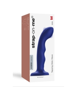 Vibro Tapping dildo wave bleu - Strap on Me