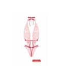 Ensemble body ouvert Renee rouge - Christine