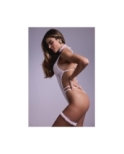 Ensemble body ouvert Renee blanc - Christine