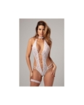 Ensemble body ouvert Renee blanc - Christine