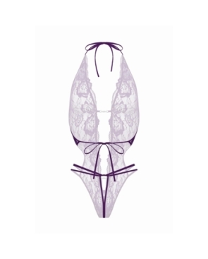 Body string ouvert Renee violet - Christine