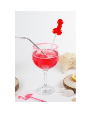 Sucette pénis daiquiri fraise avec alcool