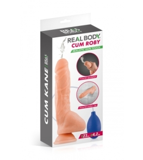 Gode éjaculateur Cum Roby 23cm - Real Body