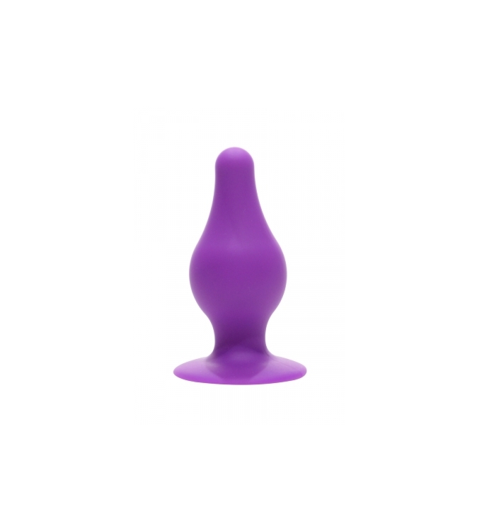 Plug anal double densité violet 10,2 cm - SilexD