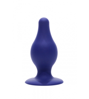 Plug anal double densité bleu 9,3 cm - SilexD