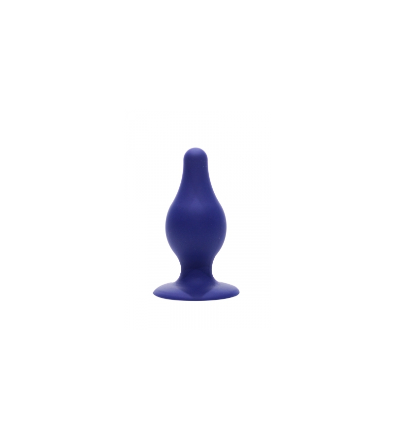 Plug anal double densité bleu 9,3 cm - SilexD