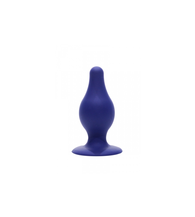 Plug anal double densité bleu 9,3 cm - SilexD