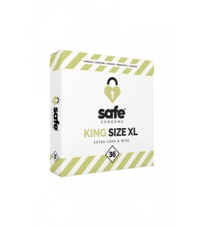 36 préservatifs Safe King Size XL