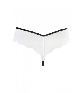 String dentelle blanc V-10488 - Axami