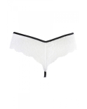 String dentelle blanc V-10488 - Axami