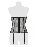 Corset bustier à jarretelles - Grey Velvet