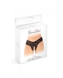 String ouvert Alicia noir - Fashion Secret