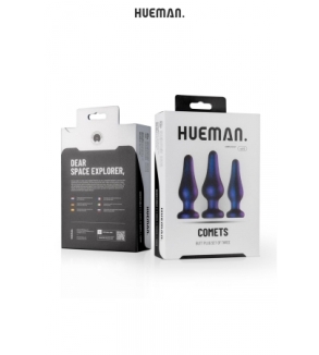 Kit 3 plugs anal Comet - Hueman