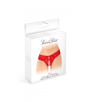 String ouvert Alicia rouge - Fashion Secret