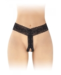 String ouvert Anita noir - Fashion Secret