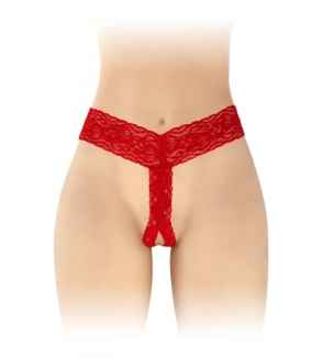 String ouvert Anita rouge - Fashion Secret