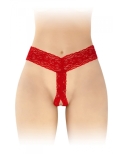 String ouvert Anita rouge - Fashion Secret