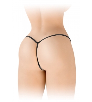 String ficelle ouvert Sandra noir - Fashion Secret