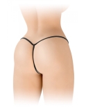 String ficelle ouvert Sandra noir - Fashion Secret