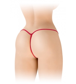 String ficelle ouvert Sandra rouge - Fashion Secret