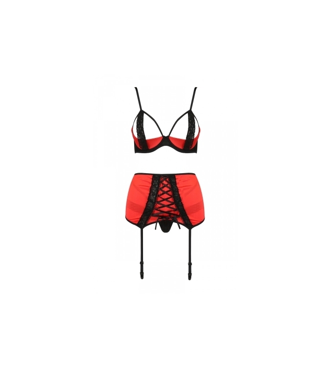 Ensemble lingerie à jarretelles Femmina - Passion